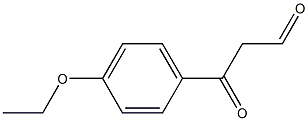 3-(4-ethoxyphenyl)-3-oxopropanal Struktur