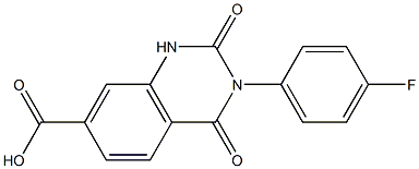 3-(4-fluorophenyl)-2,4-dioxo-1,2,3,4-tetrahydroquinazoline-7-carboxylic acid