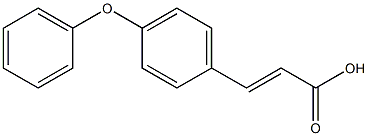 3-(4-phenoxyphenyl)prop-2-enoic acid Structure