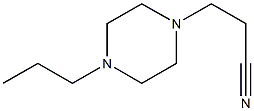 3-(4-propylpiperazin-1-yl)propanenitrile Structure