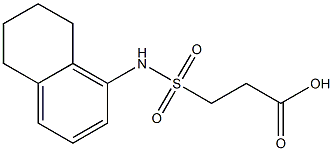 3-(5,6,7,8-tetrahydronaphthalen-1-ylsulfamoyl)propanoic acid