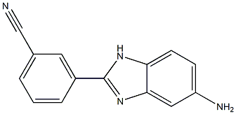 3-(5-amino-1H-benzimidazol-2-yl)benzonitrile Structure