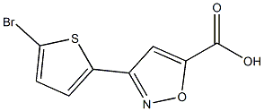 3-(5-bromothiophen-2-yl)-1,2-oxazole-5-carboxylic acid Structure