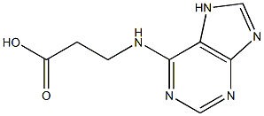 3-(7H-purin-6-ylamino)propanoic acid Structure