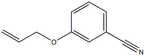 3-アリルオキシベンゾニトリル 化学構造式
