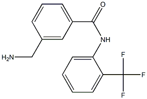 3-(aminomethyl)-N-[2-(trifluoromethyl)phenyl]benzamide