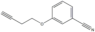 3-(but-3-ynyloxy)benzonitrile Structure