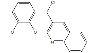 3-(chloromethyl)-2-(2-methoxyphenoxy)quinoline|