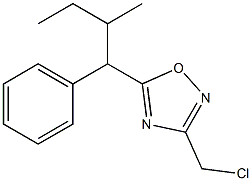 3-(chloromethyl)-5-(2-methyl-1-phenylbutyl)-1,2,4-oxadiazole