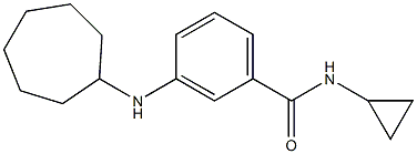 3-(cycloheptylamino)-N-cyclopropylbenzamide