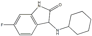 3-(cyclohexylamino)-6-fluoro-2,3-dihydro-1H-indol-2-one|