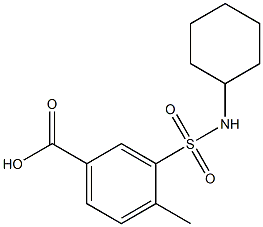 3-(cyclohexylsulfamoyl)-4-methylbenzoic acid