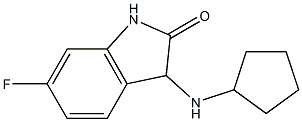 3-(cyclopentylamino)-6-fluoro-2,3-dihydro-1H-indol-2-one Structure