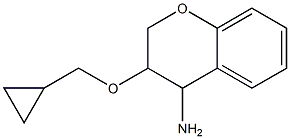3-(cyclopropylmethoxy)-3,4-dihydro-2H-1-benzopyran-4-amine
