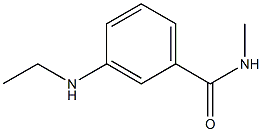 3-(ethylamino)-N-methylbenzamide 结构式