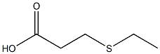 3-(ethylthio)propanoic acid 化学構造式