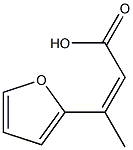 3-(furan-2-yl)but-2-enoic acid Structure