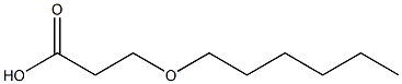 3-(hexyloxy)propanoic acid 结构式