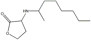 3-(octan-2-ylamino)oxolan-2-one 结构式