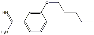 3-(pentyloxy)benzenecarboximidamide 结构式