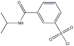 3-(propan-2-ylcarbamoyl)benzene-1-sulfonyl chloride