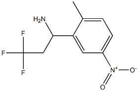 3,3,3-trifluoro-1-(2-methyl-5-nitrophenyl)propan-1-amine