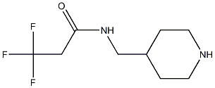 3,3,3-trifluoro-N-(piperidin-4-ylmethyl)propanamide Structure