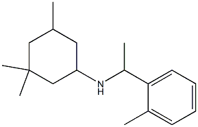 3,3,5-trimethyl-N-[1-(2-methylphenyl)ethyl]cyclohexan-1-amine|