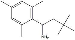 3,3-dimethyl-1-(2,4,6-trimethylphenyl)butan-1-amine,,结构式