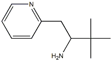 3,3-dimethyl-1-(pyridin-2-yl)butan-2-amine 化学構造式