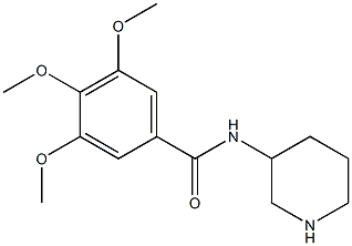 3,4,5-trimethoxy-N-(piperidin-3-yl)benzamide|