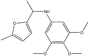 3,4,5-trimethoxy-N-[1-(5-methylfuran-2-yl)ethyl]aniline