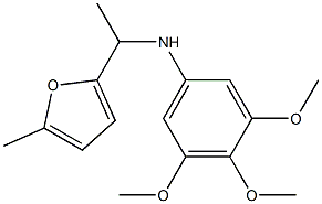 3,4,5-trimethoxy-N-[1-(5-methylfuran-2-yl)ethyl]aniline|