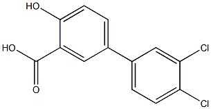 3',4'-dichloro-4-hydroxy-1,1'-biphenyl-3-carboxylic acid|
