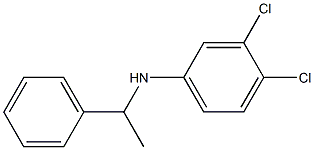 3,4-dichloro-N-(1-phenylethyl)aniline Structure