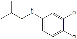 3,4-dichloro-N-(2-methylpropyl)aniline 化学構造式
