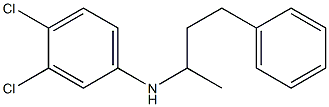 3,4-dichloro-N-(4-phenylbutan-2-yl)aniline 化学構造式