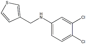 3,4-dichloro-N-(thiophen-3-ylmethyl)aniline Structure