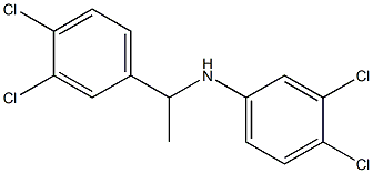 3,4-dichloro-N-[1-(3,4-dichlorophenyl)ethyl]aniline Structure