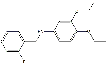 3,4-diethoxy-N-[(2-fluorophenyl)methyl]aniline|