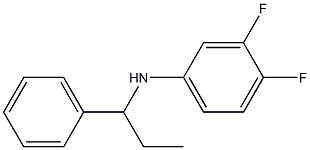  3,4-difluoro-N-(1-phenylpropyl)aniline