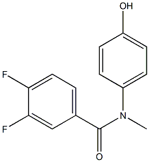  3,4-difluoro-N-(4-hydroxyphenyl)-N-methylbenzamide