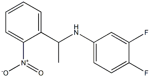 3,4-difluoro-N-[1-(2-nitrophenyl)ethyl]aniline