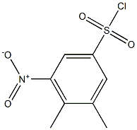 3,4-dimethyl-5-nitrobenzene-1-sulfonyl chloride,,结构式