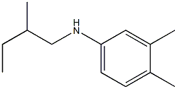 3,4-dimethyl-N-(2-methylbutyl)aniline