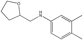 3,4-dimethyl-N-(oxolan-2-ylmethyl)aniline Structure