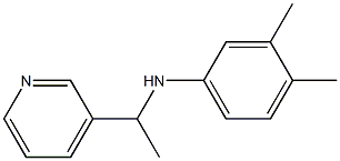 3,4-dimethyl-N-[1-(pyridin-3-yl)ethyl]aniline