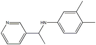 3,4-dimethyl-N-[1-(pyridin-3-yl)ethyl]aniline|