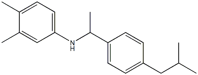 3,4-dimethyl-N-{1-[4-(2-methylpropyl)phenyl]ethyl}aniline