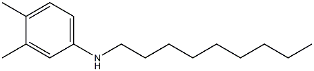 3,4-dimethyl-N-nonylaniline Structure